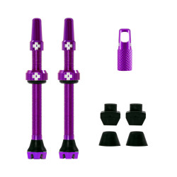 Muc-Off V2 Tubeless Ventil Kit 60mm/purple 60 mm, violett