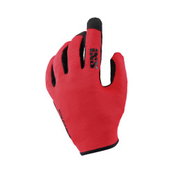 iXS Carve Handschuhe fluo red KL (Kinder L) Handschuh mit robuster Handfl&:228:che aus synthetischem Leder und Stretch Obe