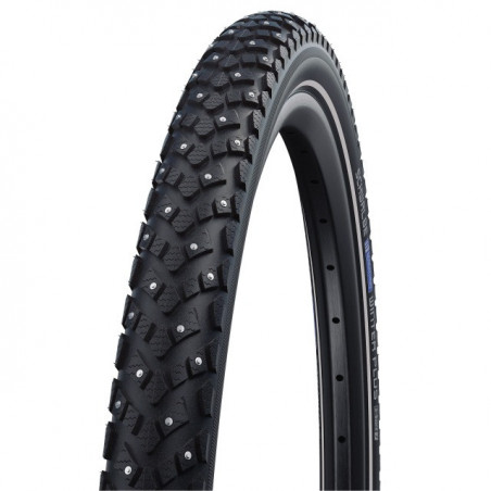 Schwalbe Pneu Marathon Winter Plus 700x40C Starr mit Reflexstreifen black