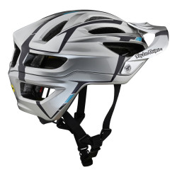  A2 Helmet w/Mips M/L, Sliver Silver/Burgundy