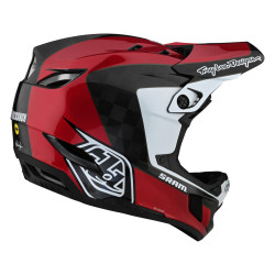  D4 Carbon Helmet w/Mips L, Corsa Sram Red