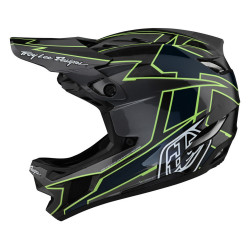  D4 Carbon Helmet w/Mips S, Graph Gray/Green