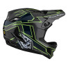  D4 Carbon Helmet w/Mips S, Graph Gray/Green