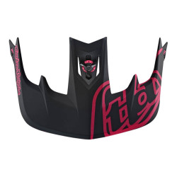  Stage Helmet Visor, Stealth Black/Pink