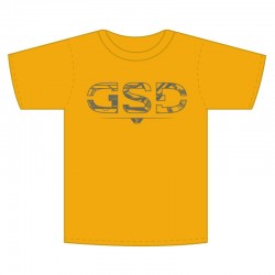 T-Shirt GSD Tee - Gold/Grey,Grösse L Unisex