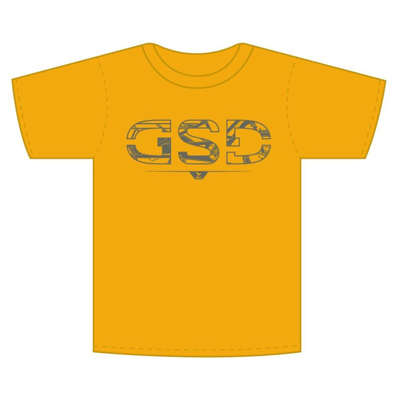 T-Shirt GSD Tee - Gold/Grey,Grösse XL Unisex