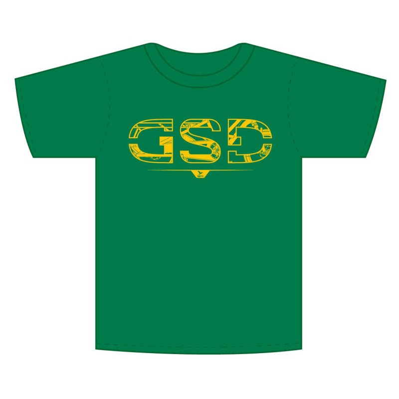 T-Shirt GSD Tee - Kelly/Yellow,Grösse XL Unisex