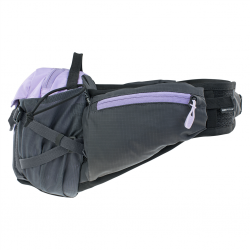 Evoc Hip Pack Pro 3L + 1,5L Bladder Carbon grey-purple rose-black,one size