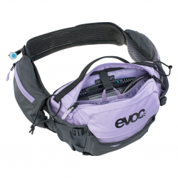 Evoc Hip Pack Pro 3L + 1,5L Bladder Carbon grey-purple rose-black,one size