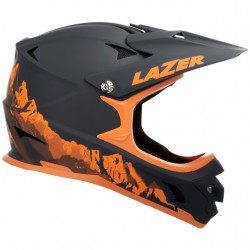 LAZER Unisex Extreme Phoenix+ ASTM Helm matte cobalt orange
