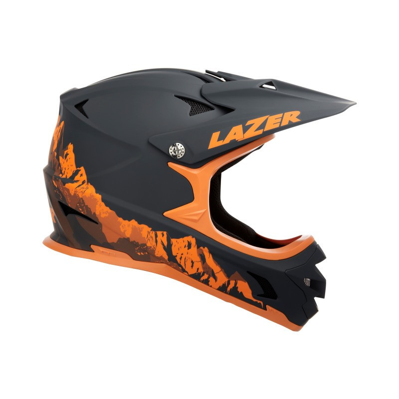 LAZER Unisex Extreme Phoenix+ ASTM Helm matte cobalt orange