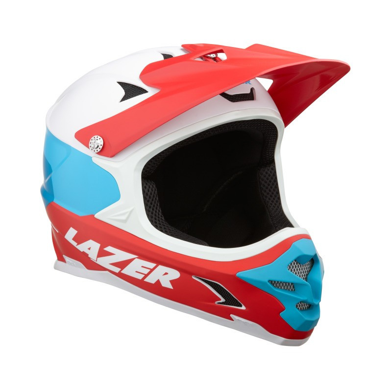 LAZER Unisex Extreme Phoenix+ ASTM Helm white blue red