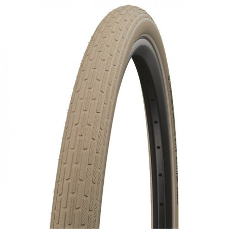 Schwalbe Pneu Fat Frank 26x2.35 Starr mit Reflexstreifen creme