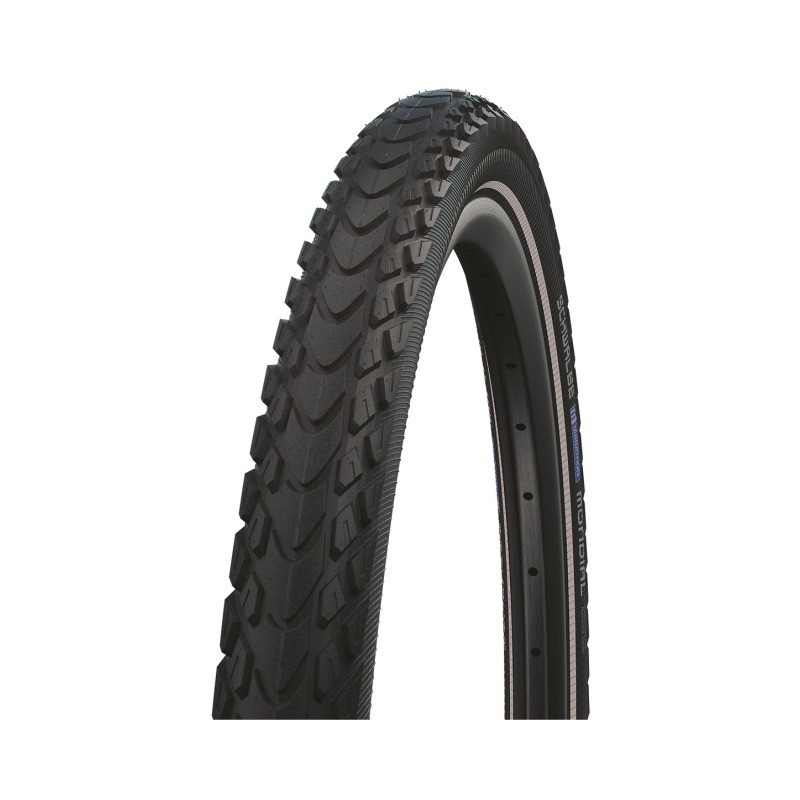 Schwalbe Pneu Marathon Mondial 27.5x2.00 Falt mit Reflexstreifen black