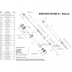 BikeYoke Ersatzteil/pièce de rechange :11: Upper Bushing. Divine SL/Divine SL Rascal.