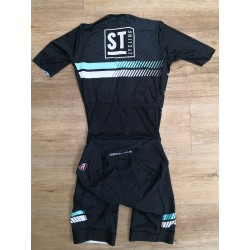 STCycling Triathlon Einteiler Aero mit Ärmel und Front-RV