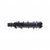 Flachpedal Alu 100x95mm schwarz matt 399g, Pins: konisch/ersetzbar