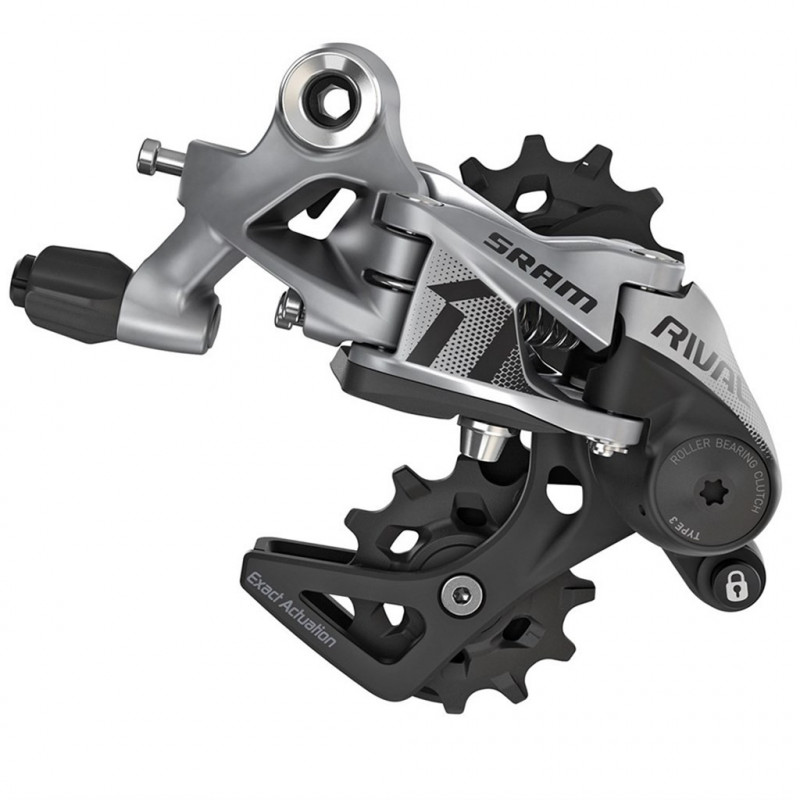 SRAM Rear Derailleur Rival 1  11SP black,Long 