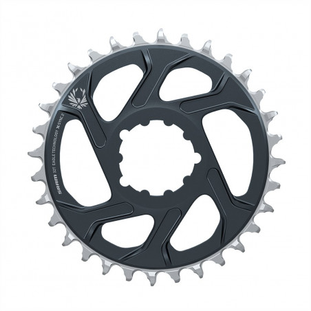 SRAM Chain Ring Eagle X-Sync2 DM 6mm Offset lunar/polar grey,32T 