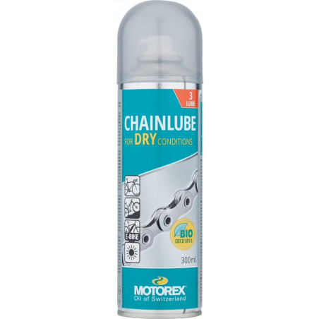 Motorex Chainlube for Dry Conditions, 300ml Spraydose