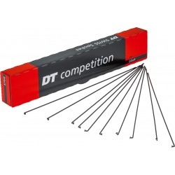DT Swiss Speichen Competition Race 274mm schwarz, 2,0/1,6mm, ohne Nippel, Karton à 100 Stk.