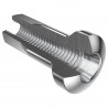 DT Swiss Hidden Nippel Alu 12mm silber, 2,0mm, 100 Stk.