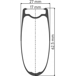 DT Swiss ARC 1100 Dicut 62 Hinterrad, Mod. 22, Carbon, 5x130mm 17mm Shimano/SRAM XDR