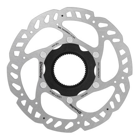 SwissStop Catalyst One DISC Scheibe 140mm, Centerlock, 1.95mm, ohne Lockring