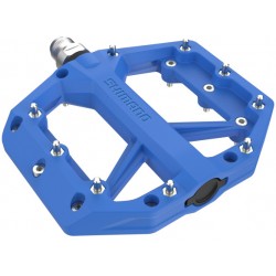 Shimano Gravel 22 Pedal , PD-GR400, blau, Flat Pedal