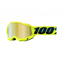 100% Accuri 2 Goggle Fluo/Yellow - Mirror Gold