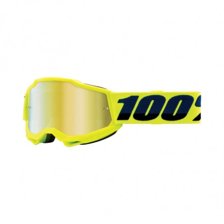 100% Accuri 2 Jr. Goggle Fluo/Yellow - Mirror Gold