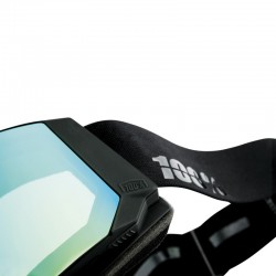 100% Snowcraft Hiper Goggle black - mirror green