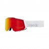 100% Snowcraft Hiper Goggle white - mirror beige