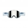 100% Snowcraft XL Hiper Goggle white - mirror silver
