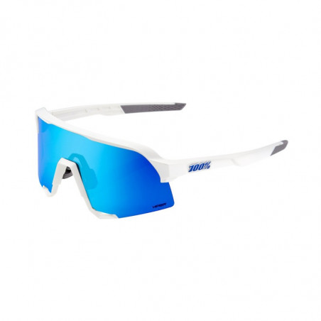 100% S3 Glases Matte white-HiPER blue ML
