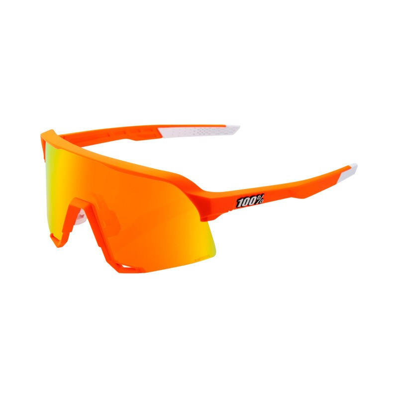 100% S3 Glases Soft Tact Neon Orange-HiPER red ML