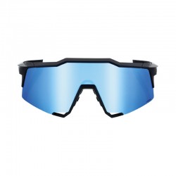 100% Speedcraft Tall Glases Matte black-HiPER blue