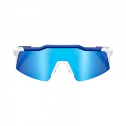 100% Speedcraft SL Glases Matte white/Meta blue-Hi