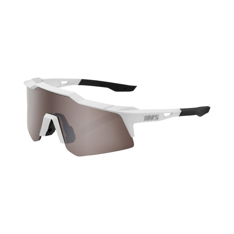 100% Speedcraft XS Glases Matte white-blue ML