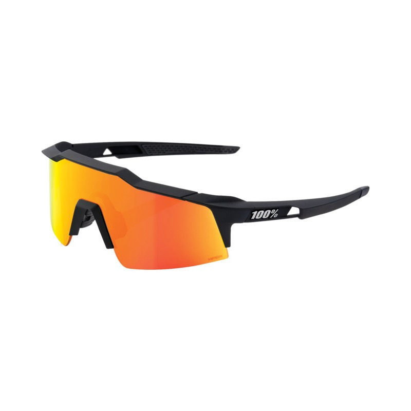 100% Speedcraft XS Glases Soft Tact black-HiPER Rd