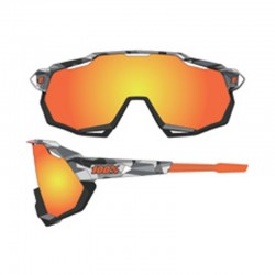 100% Speedtrap Glases Soft Tact grey Camo-HiPER