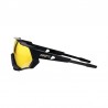 100% Speedtrap Glases Soft Tact black-HiPER red