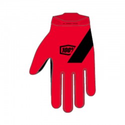 100% Ridecamp Youth Gloves red