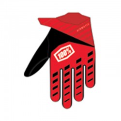 100% Airmatic Gloves Youth red/black