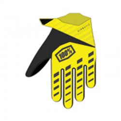 100% Airmatic Gloves Youth fluo yellow/black