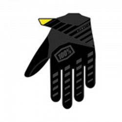 100% Airmatic Gloves Youth black/charcoal