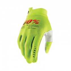 100% Itrack Gloves Fluo Yellow gelb