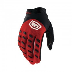 100% Airmatic Gloves Red/Black rot