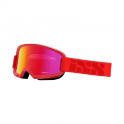 iXS goggle Hack racing red/ mirror crimson one-size