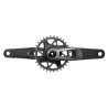 SRAM Kurbel X0 Eagle T-Type 32Z 175mm Q174 CL55 DUB MTB Wide Black